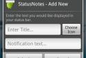 StatusNotes (Status Notes) screenshot 1
