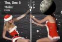 Dancing Christmas Girls LWP screenshot 1