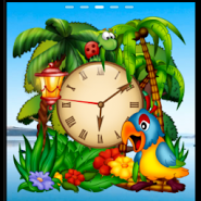 Animated Parrots Alarm Clock