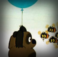 Winnie the Pooh and bees LIVE WALLPAPER