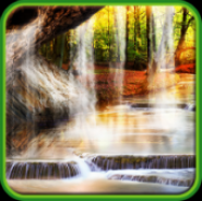 Лесной Водопад Живые Обои