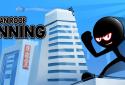 Stickman Roof Running screenshot 1