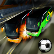 Soccer Team Bus Battle - Brazil Edition