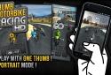 Thumb Motorbike Racing screenshot 2