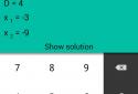 Solver Quadratic Equations / QuadCalc+ screenshot 3