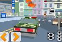 Blocky Army City Rush Racer screenshot 1