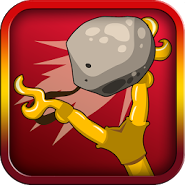 Slingshot range: Golden target