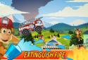 Fire Fighters Racing for Kids screenshot 1
