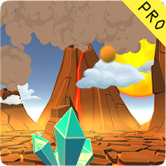 3D Cartoon Volcano Live WP