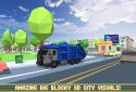 Blocky Garbage Truck SIM screenshot 1