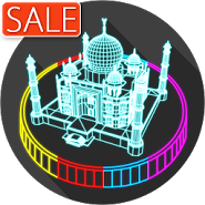 Wireframe 3D Icon Pack