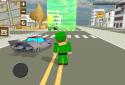 Blocky Hover Car: City Of Heroes screenshot 1