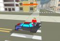 Blocky Hover Car: City Of Heroes screenshot 2