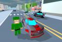 Blocky Hover Car: City Of Heroes screenshot 4
