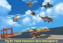 Blocky City Helicopter Heroes screenshot 5