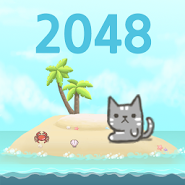 Kitty Cat Island - 2048 Puzzle