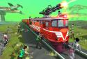 Train shooting - Zombie War screenshot 1