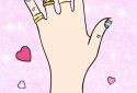 Nail Art Color Glitter Girls Coloring Book screenshot 3