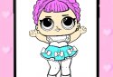 Coloring Dolls Surprise screenshot 4