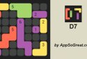 D7: pack the colored Dominoes per 7. Casual game. screenshot 3