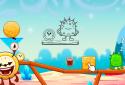 Alarmy & Monsters: physics puzzle game screenshot 1