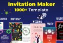 Invitation Maker - Birthday & Wedding Card Design screenshot 1
