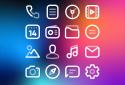 Aline White: linear icon pack screenshot 3