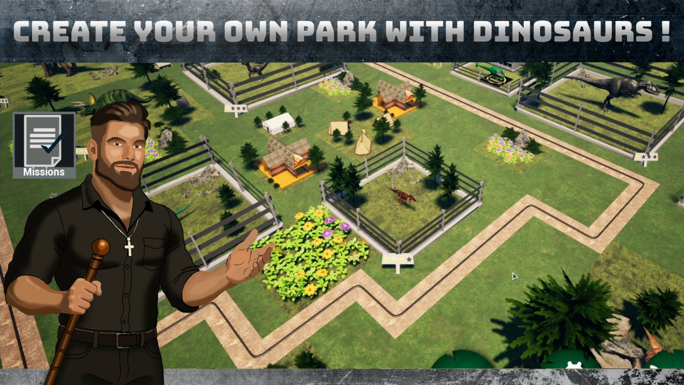 Jurassic Builder background