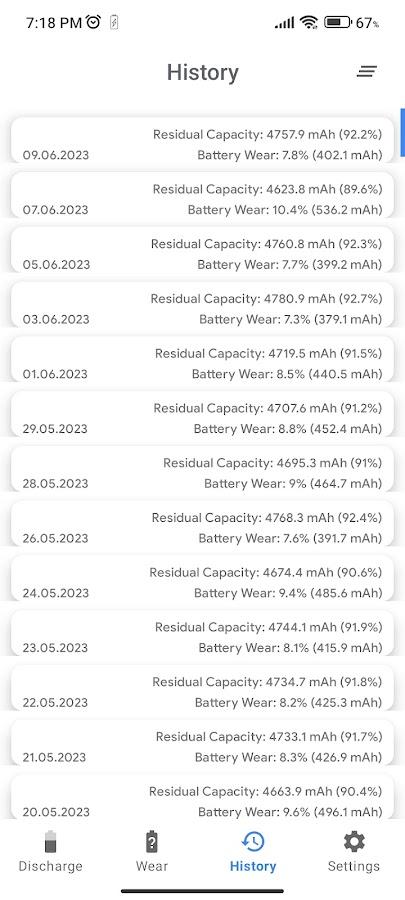Capacity Info: Battery Health screenshot 4 Capacity Info: Battery Health screenshot 4