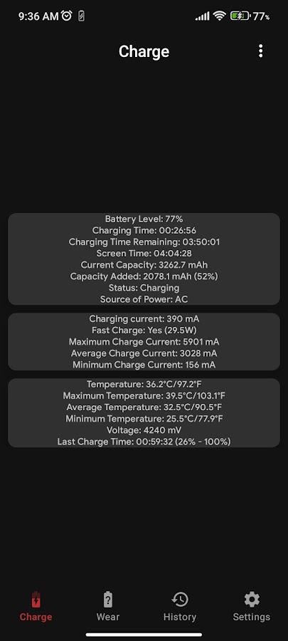 Capacity Info: Battery Health screenshot 6 Capacity Info: Battery Health screenshot 6