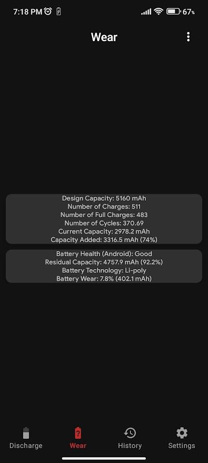 Capacity Info: Battery Health screenshot 7 Capacity Info: Battery Health screenshot 7