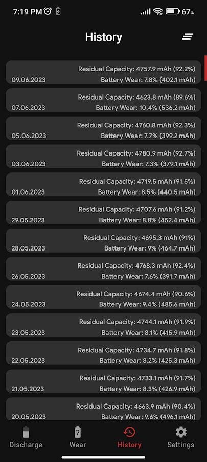 Capacity Info: Battery Health screenshot 8 Capacity Info: Battery Health screenshot 8