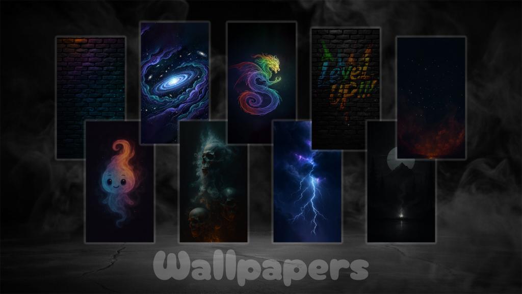 Wisp Dark - AMOLED App Icons screenshot 5 Wisp Dark - AMOLED App Icons screenshot 5