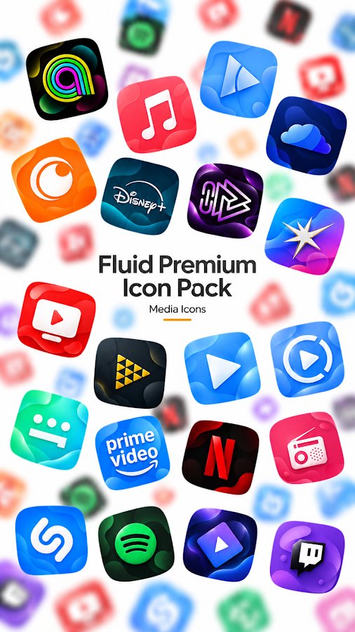 Fluid Premium Icon Pack screenshot 4 Fluid Premium Icon Pack screenshot 4
